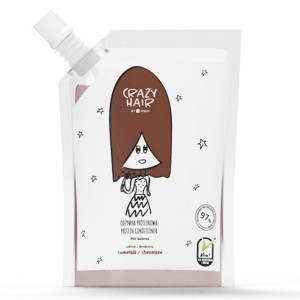Hiskin Crazy Hair Refill Protein Conditioner Peh Balance Μαλακτική Κρέμα Μαλλιών Chocolate [Ανταλλακτικό] Travel Size, 100ml 