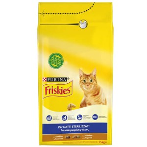 FRISKIES ΓΑΤΟΤΡΟΦΗ ΚΡΟΚΕΤΑ 1,5kg - (ΓΙΑ ΣΤΕΙΡΩΜΕΝΑ) (ΚΟΤΟΠΟΥΛΟ-ΓΑΛΟΠΟΥΛΑ-ΛΑΧΑΝΙΚΑ)