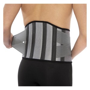 Anatomic Help 6162 Ελαστική Ζώνη Μέσης με Μπανέλες σε Γκρι Χρώμα, 1τμχ
