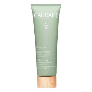 Caudalie Vinopure Purifying Mask Μάσκα Καθαρισμού & Κατά των Ατελειών με Πράσινη Άργιλο για Μικτές προς Λιπαρές Επιδερμίδες, 75ml