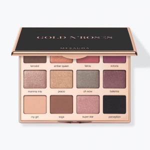 Mesauda Gold N Roses 12 Compact Eyeshadow Palette Παλέτα Σκιών, 12x1.2g
