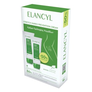 Elancyl Promo Pack Stretch Marks Prevention Cream -50% στη 2η συσκευασία Κρέμα για την Πρόληψη των Ραγάδων, 400ml