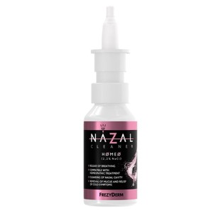 Frezyderm Nazal Cleaner Homeo για Ανακούφιση από το Κρυολόγημα Συμβατό με Ομοιοπαθητική Υπέρτονο Αλατούχο Διάλυμα 2,2% NaCl, 30ml