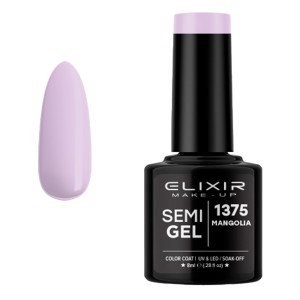 Elixir Semi Gel Ημιμόνιμο Βερνίκι Νυχιών 1375 Mangolia, 8ml