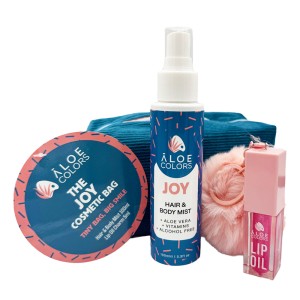 Aloe Colors The Joy Bag με Hair & Body Mist 100ml & Lip Oil Charm με Pom Pom, 5ml