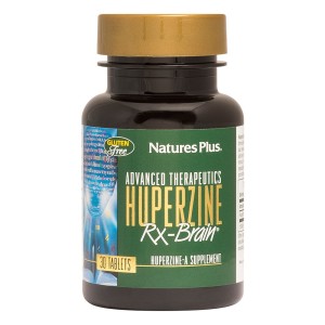 Natures Plus Huperzine RX Brain για Ασθενείς με Γεροντική Άνοια, 30tabs