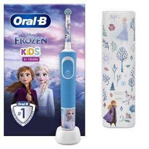 Oral-B Παιδική Ηλεκτρική Οδοντόβουρτσα Frozen Με Θήκη Ταξιδίου για παιδιά 3+ Ετών, 1τμχ