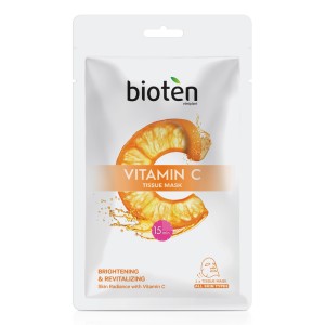 Bioten Vitamin C Tissue Mask Μάσκα Προσώπου με Βιταμίνη C, 1τμχ