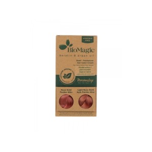 BioMagic Keratin & Argan Oil Hair Color Demi-Permanent Ροζ-Χρυσό, 60ml