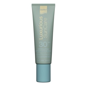 Intermed Luxurious Suncare Κρέμα Προσώπου Ημέρας με SPF30 για τους Ρύπους με Υαλουρονικό Οξύ, 50ml