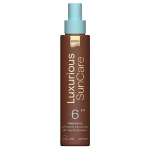 Intermed Luxurious Sun Care Tanning Oil SPF6 Ξηρό λάδι για Γρήγορο & Έντονο Μαύρισμα, 200ml