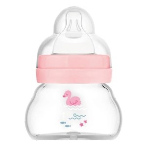 Mam Feel Good Γυάλινο Μπιμπερό Ροζ 0m , 90ml
