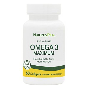 Natures Plus Omega-3 Maximum, 60softgels