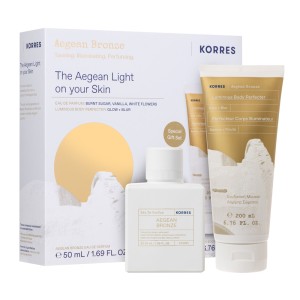 Korres Aegean Bronze Eau De Parfum 50ml + Aegean Bronze Luminous Body Perfecter Ενυδατική Mousse Λάμψης Σώματος 200ml