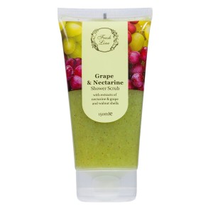 Fresh Line Grape & Nectarine Shower Scrub Απολέπιση Σώματος, 150ml