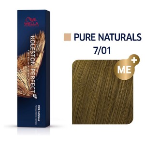 Wella Koleston Perfect ME+ Pure Naturals 7/01 Ξανθό Φυσικό Σαντρέ, 60ml