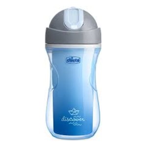 Chicco Sport Cup 14m+ Κύπελλο με Καλαμάκι από Σιλικόνη, 266ml