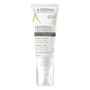 A-Derma Exomega Allergo Emollient Balm Αποστειρωμένο Μαλακτικό Bάλσαμο, 40ml