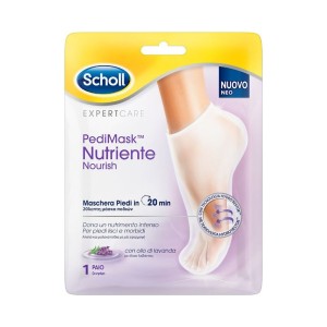Scholl PediMask Lavender Μάσκες Ενυδάτωσης με Έλαιο Λεβάντας 1 Ζεύγος.