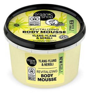 Natura Siberica Organic Shop Αναζωογονητική Body Mousse Υλάνγκ-Υλάνγκ & Νερολί, 250ml