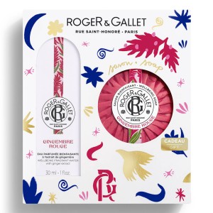 Roger & Gallet Εορταστικό Σετ Gingembre Rouge Eau Parfumee Bienfaisante 30ml+ Δώρο Gingembre Rouge Σαπούνι 100g