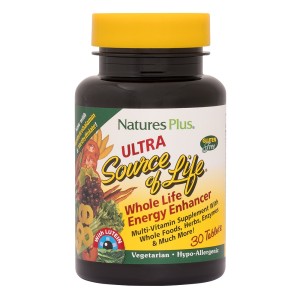 Natures Plus Ultra Source of Life Πολυβιταμίνη για Ενέργεια & Τόνωση, 30tabs