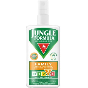 Jungle Formula Family Άοσμη Εντομοαπωθητική Λοσιόν σε Spray με Ισχυρή Δράση Κατάλληλη για Παιδιά, 100ml