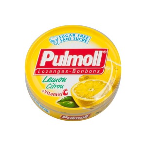 PULMOLL Λεμόνι & Βιταμίνη C, Καραμέλες για τον βήχα 45gr