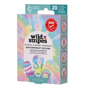 Wild Stripes Waterproof Rainbow Αυτοκόλλητα Επιθέματα, 20τμχ
