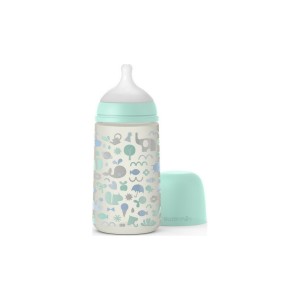  Suavinex Memory Θηλή Σιλικόνης 3-6m Blue 270ml