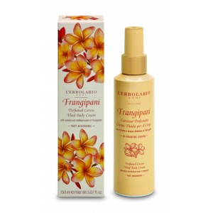 LErbolario Frangipani Λεπτόρρευστη Κρέμα Σώματος με Έλαιο Καρύδας, 150ml