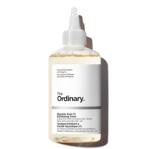 The Ordinary Glycolic Acid 7% Exfoliating Toner για Ήπια Απολέπιση σε Πρόσωπο & Τριχωτό, 240ml