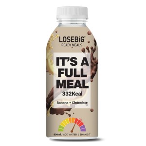 Amhes Pharma Losebig Its a Fullmeal Banana-Chocolate Συμπλήρωμα Διατροφής Πλήρους Γεύματος με Γεύση Μπανάνα-Σοκολάτα, 500ml