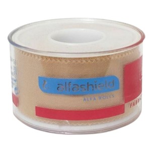 Alfashield Alfa Rolls Υφασμάτινη Επιδεσμική Ταινία 2.5cm x 5m, 1τμχ