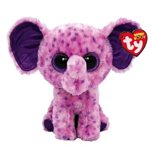 TY Beanie Boos Eva Χνουδωτό Ελέφαντας Μωβ 15εκ., 1τμχ