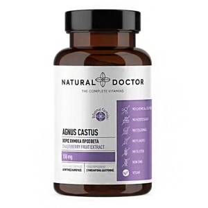 Natural Doctor Agnus Castus Συμπλήρωμα Διατροφής με Εκχύλισμα Καρπών Λυγαριάς για την Ανακούφιση Συμπτωμάτων του Προεμμηνορροϊκού Συνδρόμου & της Εμμηνόπαυσης, 60 κάψουλες