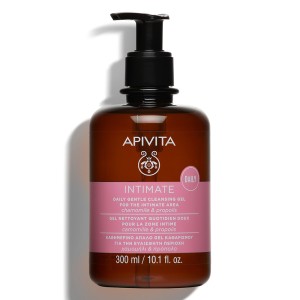 Apivita Intimate Daily Απαλό Gel Καθαρισμού για την Ευαίσθητη Περιοχή για Καθημερινή Χρήση , 300ml 