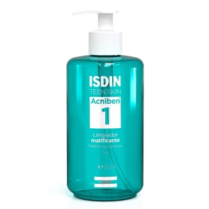 Isdin Acniben Mattifying Cleanser Τζελ Καθαρισμού για Λιπαρό και με Τάση Ακμής Δέρμα, 400ml
