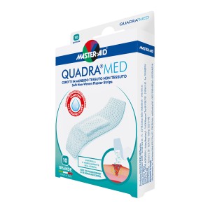 Master Aid Αυτοκόλλητα Επιθέματα Quadra Med 86x39mm, 10τμχ