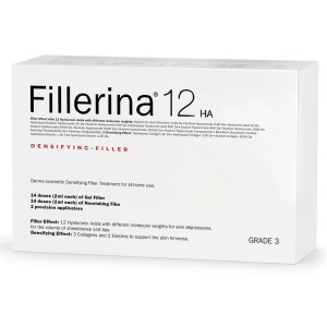 Fillerina 12HA Densifying Filler Face Treatment Αγωγή Εντατικής Αναπλήρωσης του Όγκου & Γεμίσματος των Ρυτίδων Grade 3, 60ml