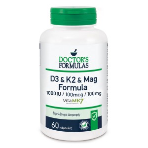 Doctors Formulas D3 & K2 & Mag Formula, 60κάψουλες
