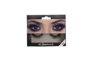 Ro-Accessories 4D Fauxmink Βλεφαρίδες Με Κόλλα EY210, 1τμχ