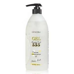 Farcom Gel Μαλλιών 555 Wet Look Extra Hold, 600ml