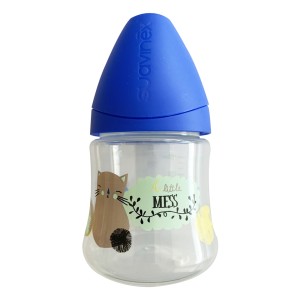 Suavinex Μπιμπερό Πλαστικό Ανατομική Θηλή Μ Latex 0-6m Πράσινο, 150ml