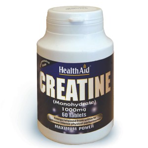 Health Aid Creatine Monohydrate 1000mg, 60tabs