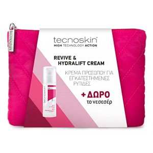 Tecnoskin Revive & Hydra Lift Σετ Περιποίησης για Αντιγήρανση με Κρέμα Προσώπου & Νεσεσέρ, 50ml