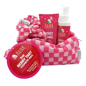 Aloe Colors The Berry Tart Bag με Body Butter Κόκκινων Φρούτων 100ml, Hair & Body Mist Κόκκινων Φρούτων 150ml & Δώρο Scrunchy