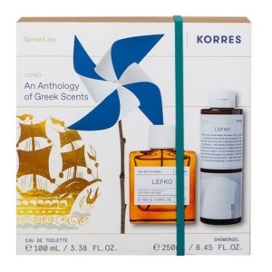 Korres Promo Pack Lefko Άρωμα, 100ml & Lefko Αφρόλουτρο, 250ml, 1σετ