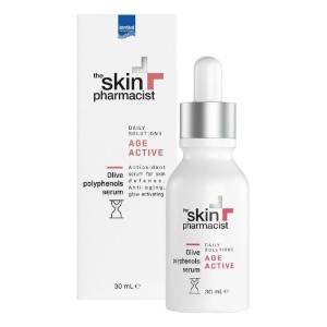 Intermed The Skin Pharmacist Αge Active Olive Polyphenols Serum, Αντιοξειδωτικός Ορός Αντιγήρανσης & Ενεργοποίηση Λάμψης, 30ml