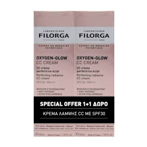 Filorga Promo Oxygen-Glow CC Κρέμα για Λάμψη & Ομοιομορφία SPF30, 2x40ml